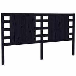 VidaXL 818764, Noir, Bois de pin, 1260 mm, 100 cm, 40 mm