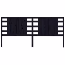 VidaXL 818764 tête de lit et pied de lit Noir
