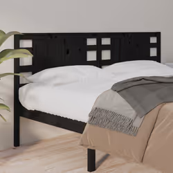 VidaXL 818774 tête de lit et pied de lit Noir