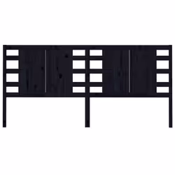 VidaXL 818774 tête de lit et pied de lit Noir