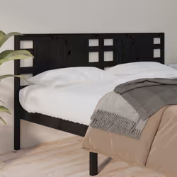 VidaXL 818784, Noir, Bois de pin, 1660 mm, 100 cm, 40 mm