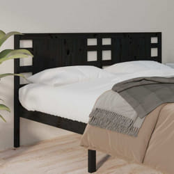 VidaXL 818784 tête de lit et pied de lit Noir