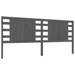 VidaXL 818792, Gris, Bois de pin, 2060 mm, 100 cm, 40 mm