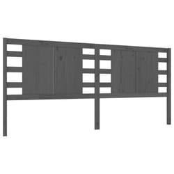 VidaXL 818792 tête de lit et pied de lit Gris
