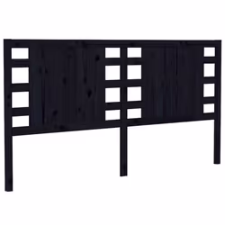 VidaXL 818794, Noir, Bois de pin, 2060 mm, 100 cm, 40 mm