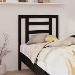 VidaXL 818799 tête de lit et pied de lit Noir