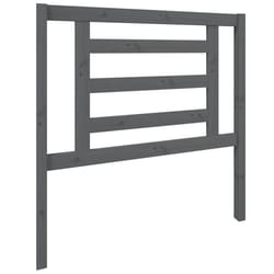VidaXL 818802 tête de lit et pied de lit Gris