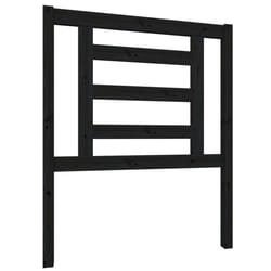 VidaXL 818804 tête de lit et pied de lit Noir