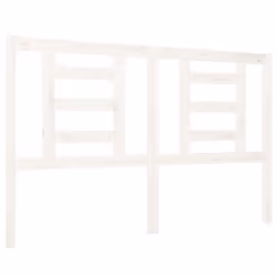 VidaXL 818811, Blanc, Bois de pin, 1260 mm, 100 cm, 40 mm