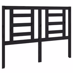 VidaXL 818814, Noir, Bois de pin, 1260 mm, 100 cm, 40 mm