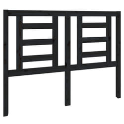 VidaXL 818814 tête de lit et pied de lit Noir