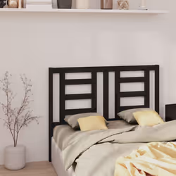 VidaXL 818814 tête de lit et pied de lit Noir - Vue supplémentaire 4