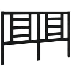 VidaXL 818819 tête de lit et pied de lit Noir