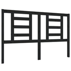 VidaXL 818824 tête de lit et pied de lit Noir