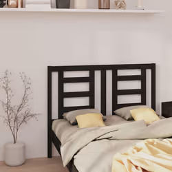 VidaXL 818824 tête de lit et pied de lit Noir - Vue supplémentaire 2