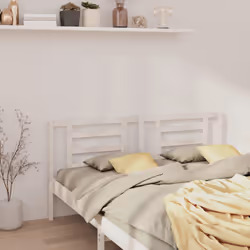 VidaXL 818831 tête de lit et pied de lit Blanc - Vue supplémentaire 4