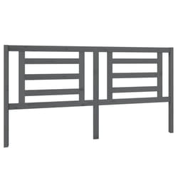 VidaXL 818837 tête de lit et pied de lit Gris