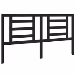 VidaXL 818839, Noir, Bois de pin, 1860 mm, 100 cm, 40 mm