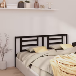 VidaXL 818839 tête de lit et pied de lit Noir