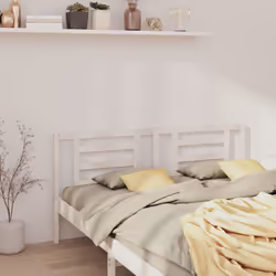 VidaXL 818841 tête de lit et pied de lit Blanc - Vue supplémentaire 4