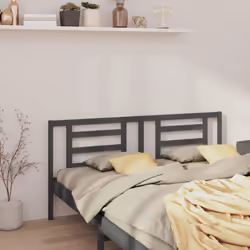 VidaXL 818842 tête de lit et pied de lit Gris - Vue supplémentaire 4