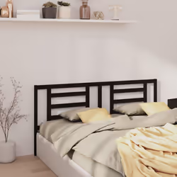 VidaXL 818844 tête de lit et pied de lit Noir