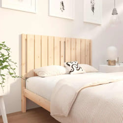vidaXL Tête de lit 125,5x4x100 cm Bois massif de pin