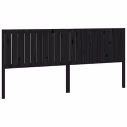 VidaXL 818894, Noir, Bois de pin, 2055 mm, 100 cm, 40 mm
