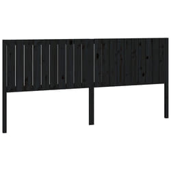 VidaXL 818894 tête de lit et pied de lit Noir