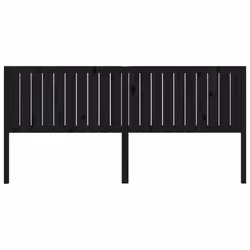 VidaXL 818894 tête de lit et pied de lit Noir