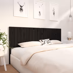 VidaXL 818894 tête de lit et pied de lit Noir - Vue supplémentaire 4