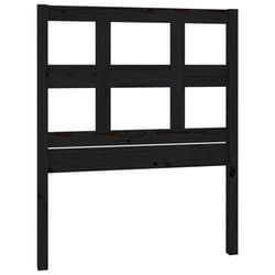 VidaXL 818899 tête de lit et pied de lit Noir