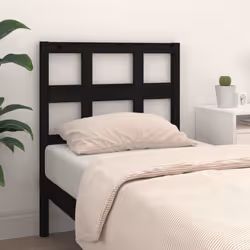 VidaXL 818899 tête de lit et pied de lit Noir
