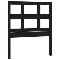 VidaXL 818904 tête de lit et pied de lit Noir