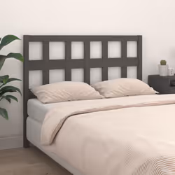 VidaXL 818912 tête de lit et pied de lit Gris - Vue supplémentaire 2