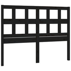 VidaXL 818914 tête de lit et pied de lit Noir