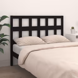 VidaXL 818924 tête de lit et pied de lit Noir