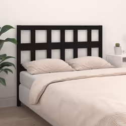 VidaXL 818934 tête de lit et pied de lit Noir