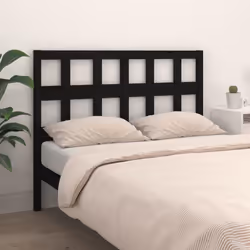 VidaXL 818934 tête de lit et pied de lit Noir