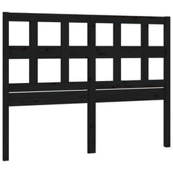 VidaXL 818939 tête de lit et pied de lit Noir