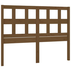 Tête de lit Marron miel 205,5x4x100 cm Bois massif de pin - Vidaxl