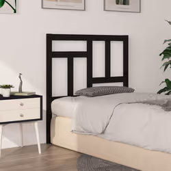 VidaXL 818954 tête de lit et pied de lit Noir - Vue supplémentaire 4