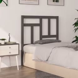 VidaXL 818962 tête de lit et pied de lit Gris - Vue supplémentaire 4
