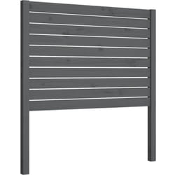 Vidaxl - Tête de lit Gris 81x4x100 cm Bois massif de pin