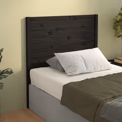 VidaXL 818999 tête de lit et pied de lit Noir