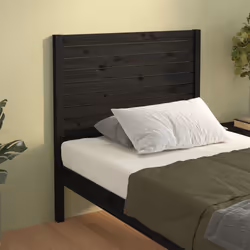 VidaXL 819004 tête de lit et pied de lit Noir - Vue supplémentaire 4