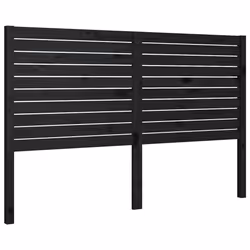 VidaXL 819024, Noir, Bois de pin, 1460 mm, 100 cm, 40 mm
