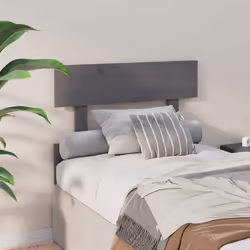 VidaXL 819052 tête de lit et pied de lit Gris - Vue supplémentaire 4