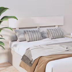 VidaXL 819061 tête de lit et pied de lit Blanc - Vue supplémentaire 4