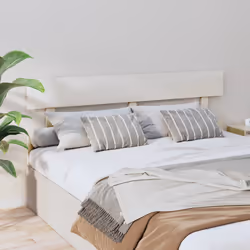 VidaXL 819081 tête de lit et pied de lit Blanc - Vue supplémentaire 4
